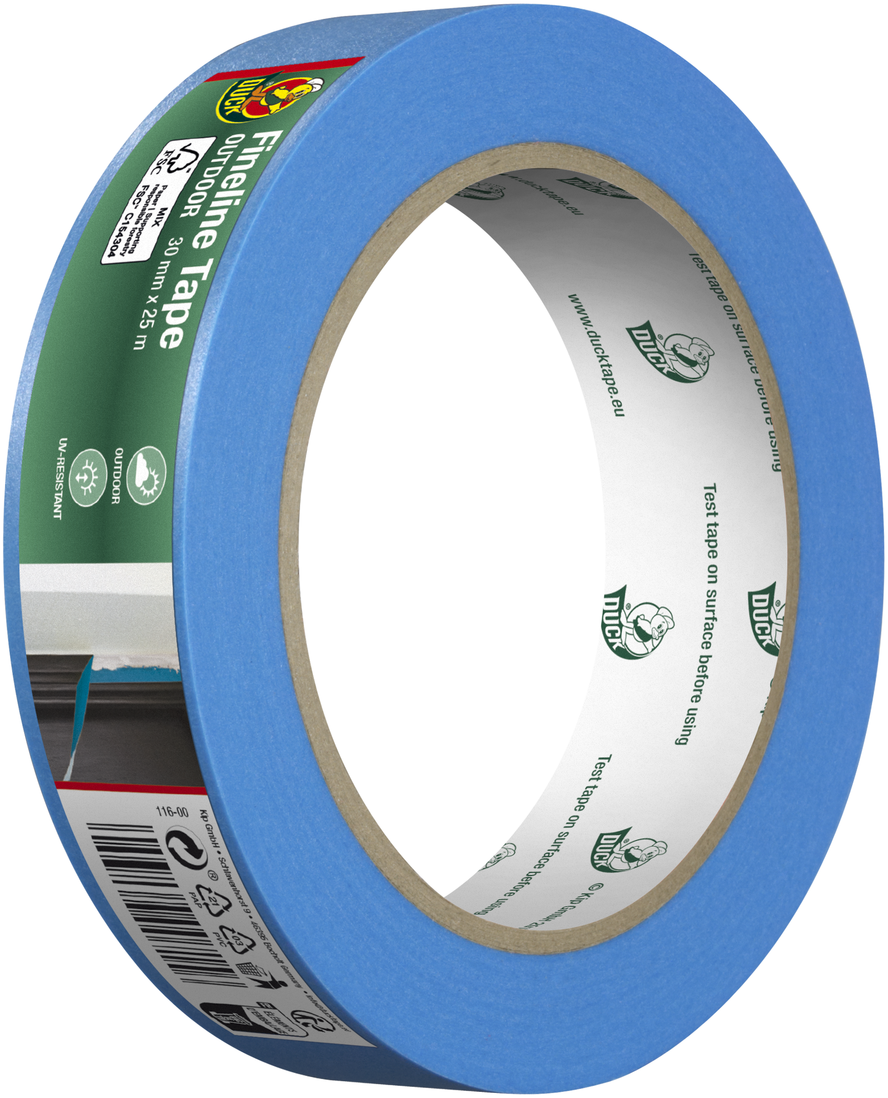 Rol Duck Fineline Tape vernist Glazuren voor scherpe gekleurde randen in buitenruimtes